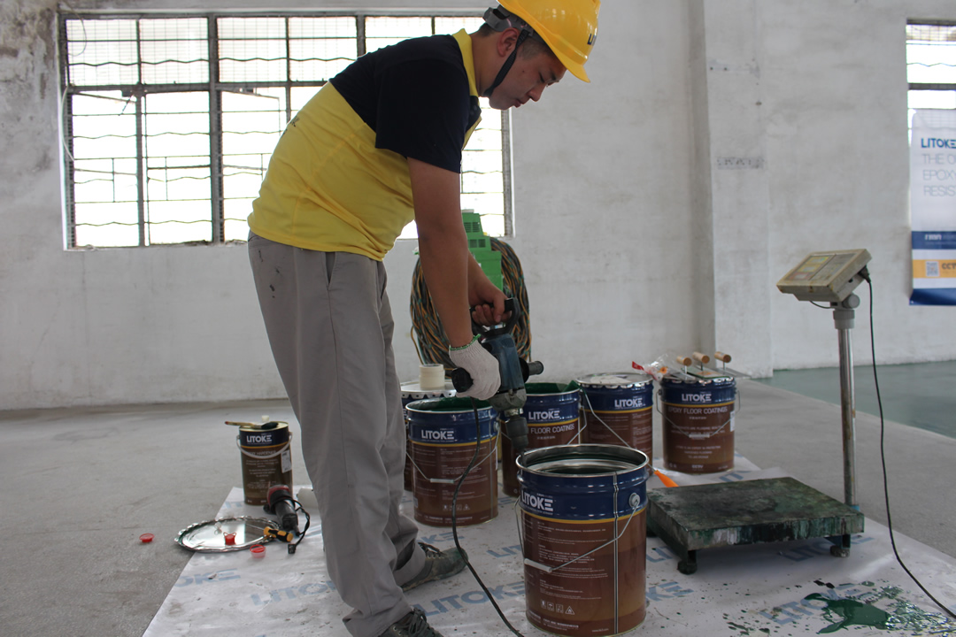 力特克環氧樹脂平涂型面涂地坪漆 力特克環氧樹脂平涂型面涂地坪漆